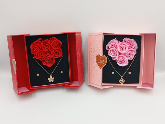 JOYERO CON ROSAS PARA MAMA + BOLSA DE REGALO