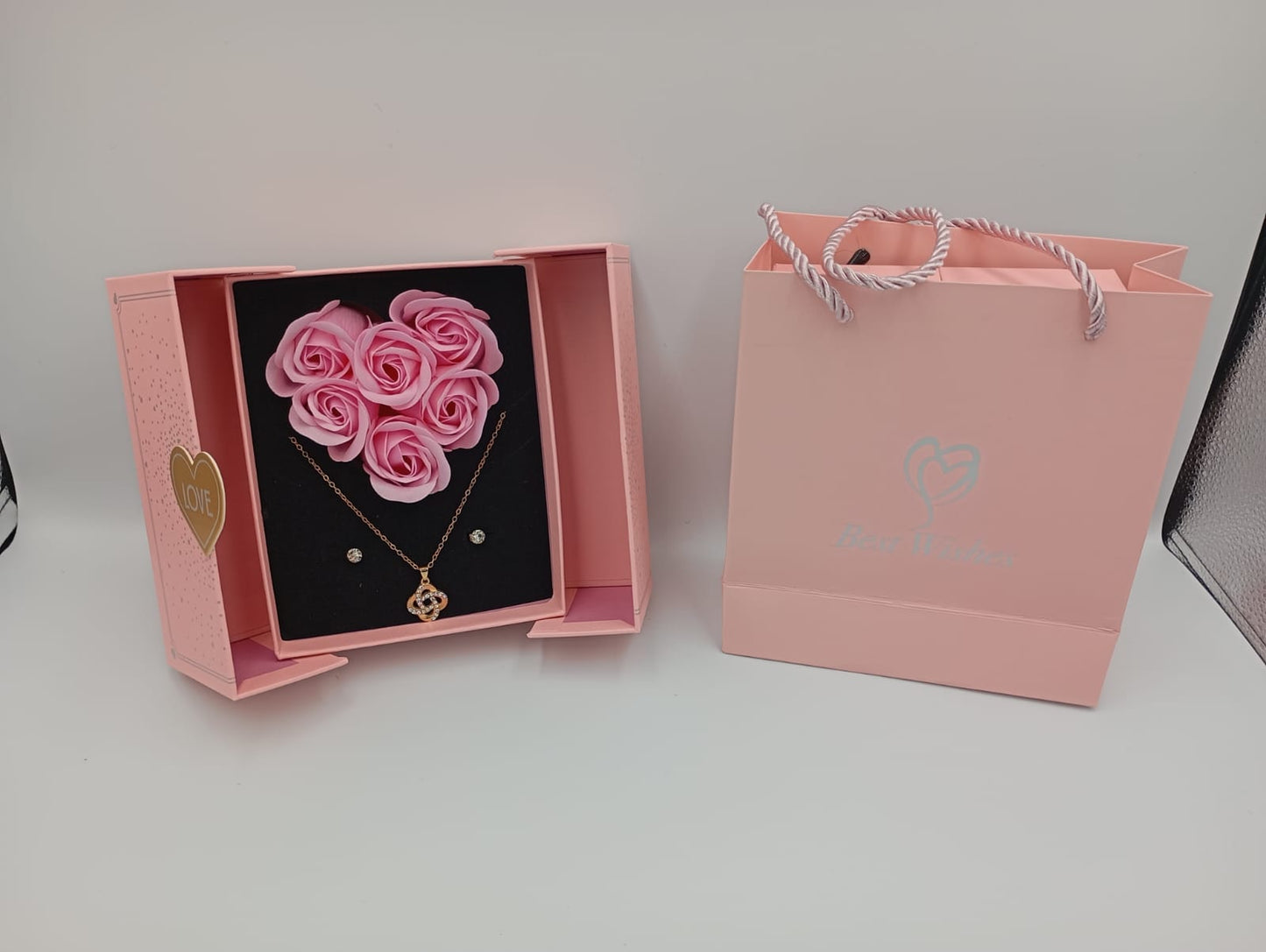 JOYERO CON ROSAS PARA MAMA + BOLSA DE REGALO